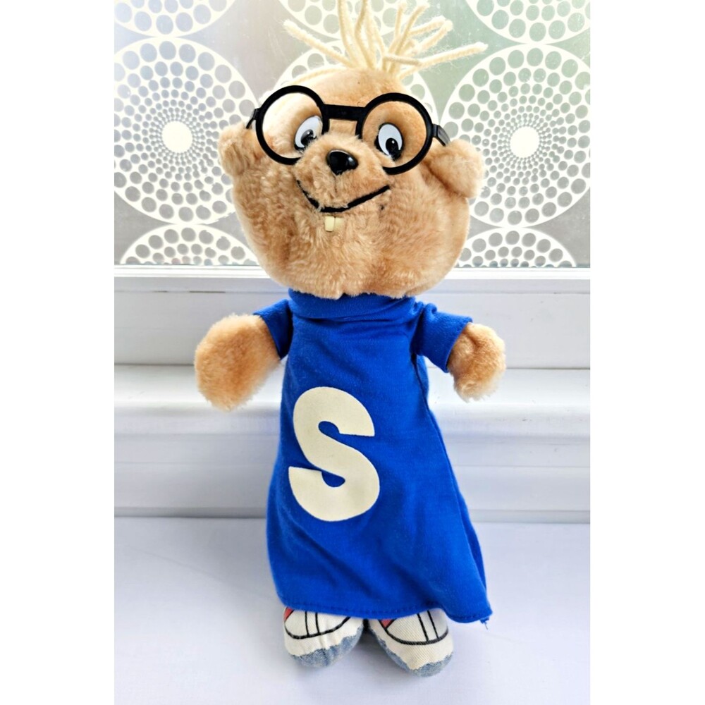 Vintage 1983 Simon Plush Alvin and the Chipmunks 12" CBS Toys Bagdasarian EUC